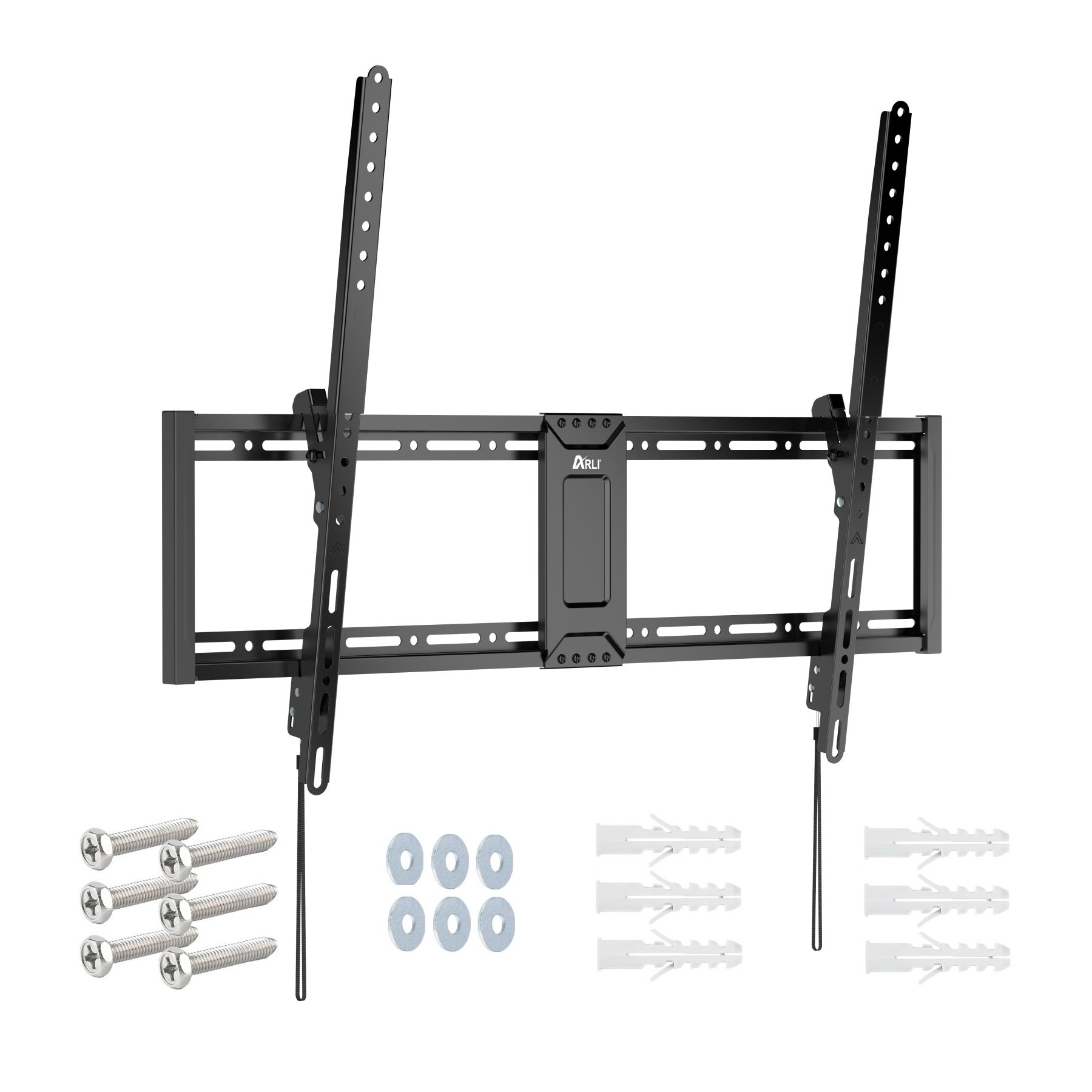 ARLI TV Wandhalterung 43 - 100 Zoll neigbar Slim / Flach Wandhalter für LED LCD OLED Curved Fernseher
