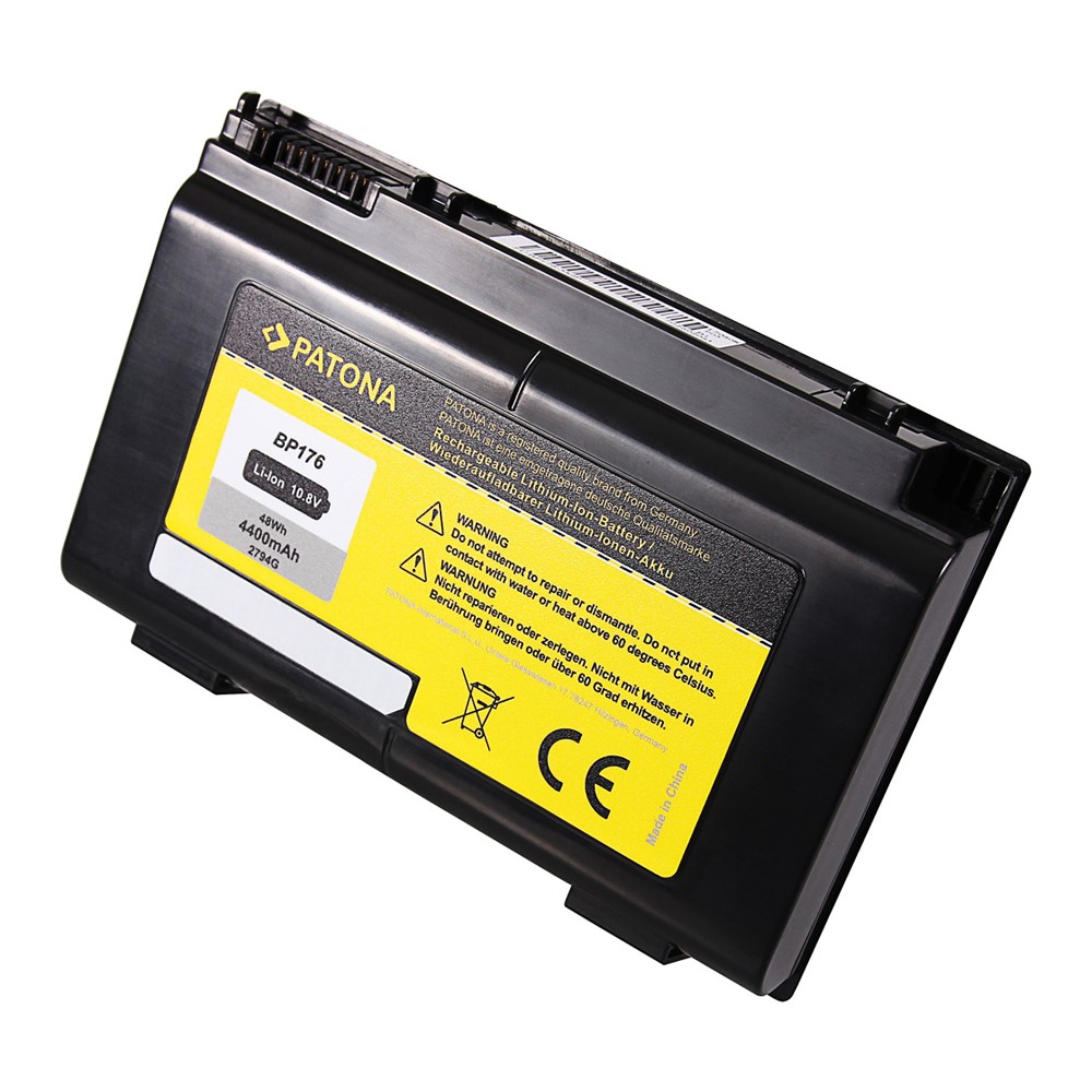 Akku Fujitsu Celsius H700 H710 H920 LifeBook A1220 A6230 E780 E8420E NH570 4400 mAh original arli patona ersatzakku laptop notebook fuji Mobile Workstation A530 A6210 A6220 AH530 AH550 E8410 E8420 E8420E E8420LA N7010