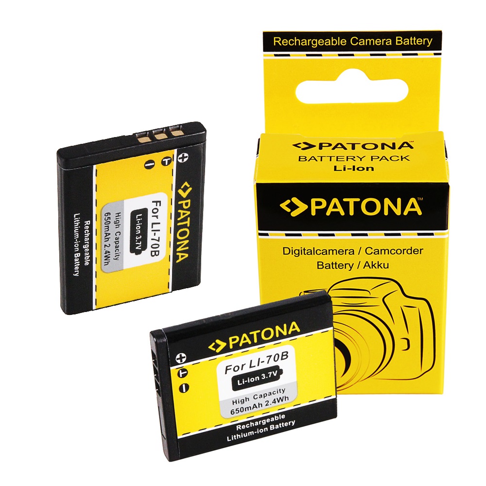 2x Akku für Olympus LI-70B LI70B FE-5040 FE-4040 FE-4020 X940 VG110 VG120 VG130