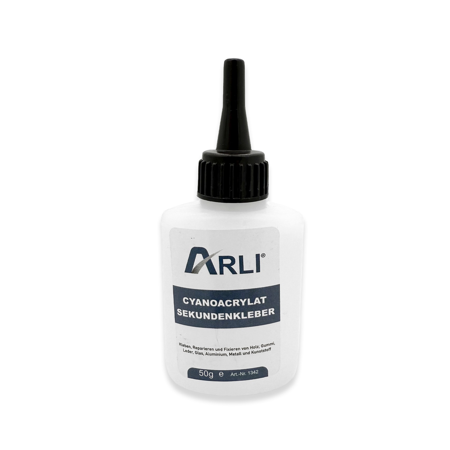 arli-sekundenkleber-1342-01 ARLI Cyanoacrylat Sekundenkleber 50g Universal Kleber