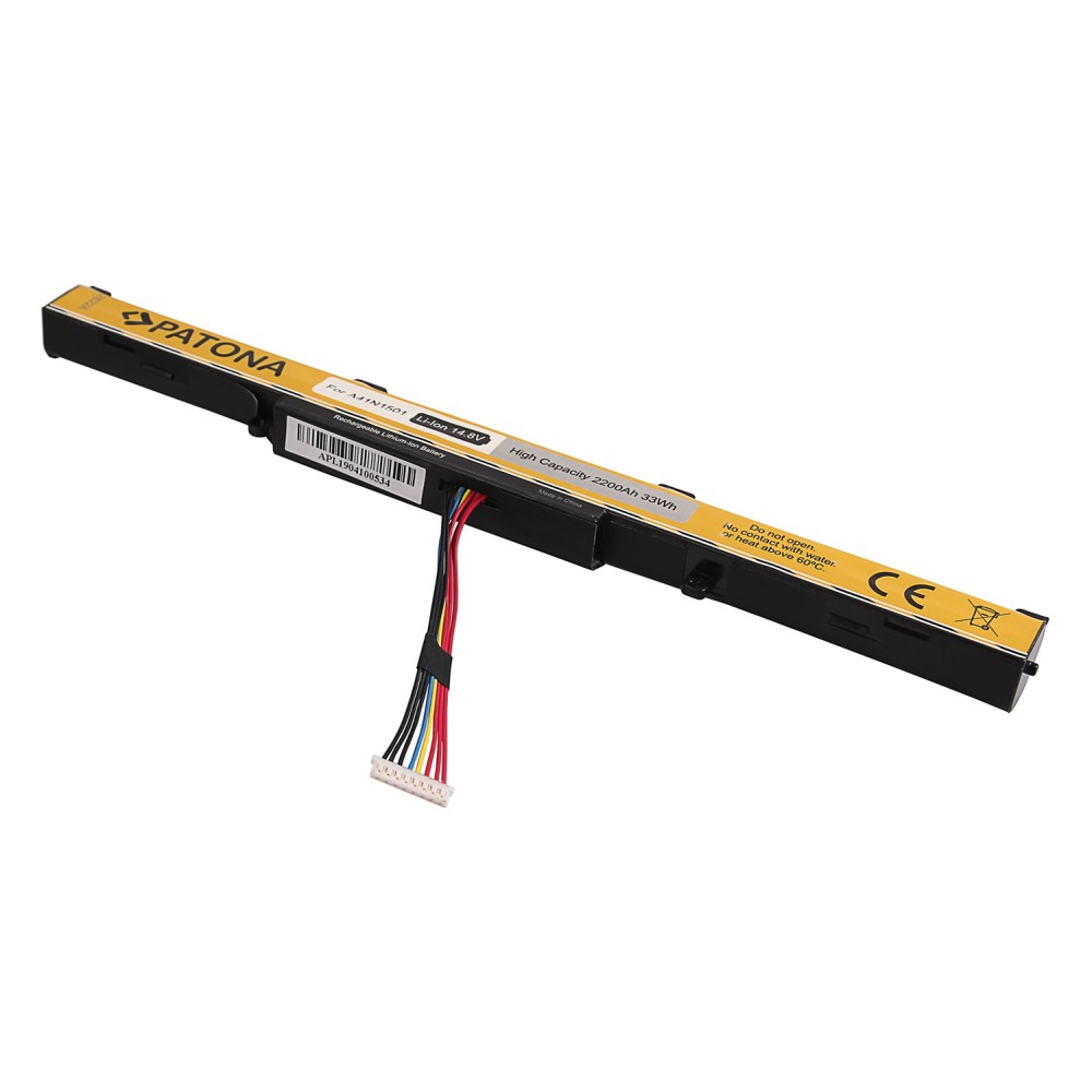 Akku Asus ROG GL752VW GL752JW GL752VL N552VX N752V N752VW N752VX A41N15010 2200 mAh original arli patona ersatzakku laptop notebook 2200mAh batterie N552 GL752 N552V N552VW N552VW-1A