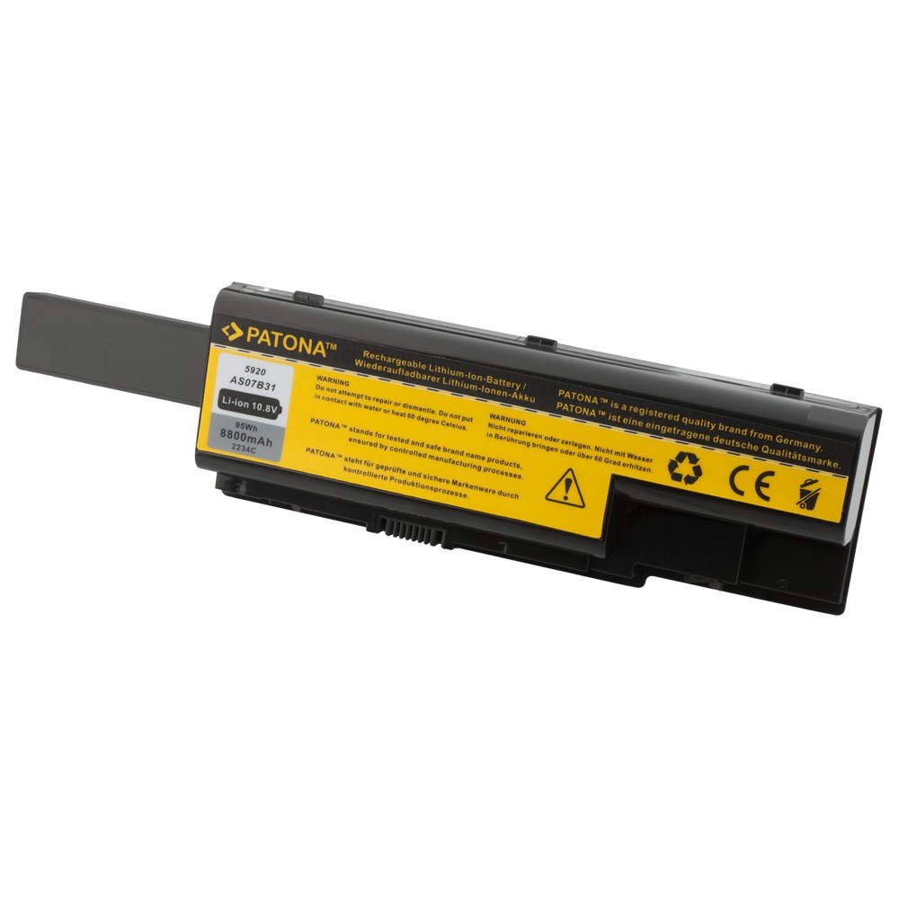 Akku Acer Aspire AS07B41 AS07B42 AS07B51 AS07B71 5230 5310 5720 5920 original arli patona ersatzakku bettarie laptop notebook kaufen AS07B31, AS07B32, AS07B41, AS07B42 AS07B51 AS07B71 AS07B72 LC.BTP00.007