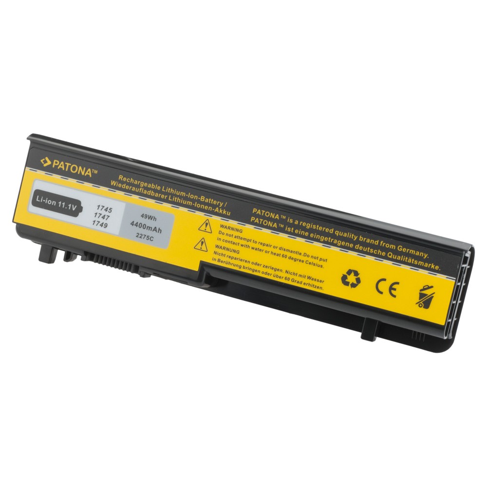Akku Dell Studio 1745 1747 1749 U150P U164P W080P Y067P 3120186 4400 mAh original arli patona ersatzakku laptop notebook 3120196 312-0186 312-0196 A3582354 A3582355 M905P M909P N855P N856P OW077P Y067P