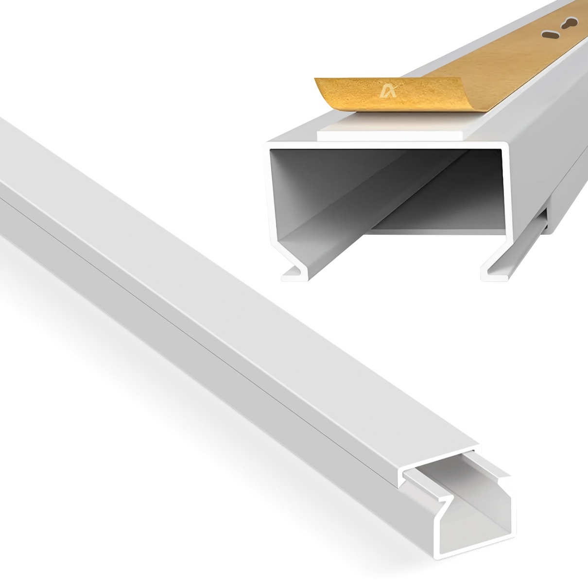 ARLI Kabelkanal 15 x 10 mm selbstklebend mit Bodenlochung ARLI Kabelkanal 15 x 10 mm selbstklebend mit Bodenlochung