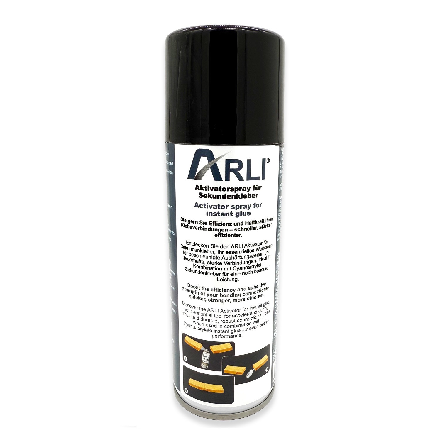 1341-arli-aktivator-02 ARLI Aktivator für Sekundenkleber Aktivatorspray 200ml - Beschleuniger für schnelle und starke Verbindung