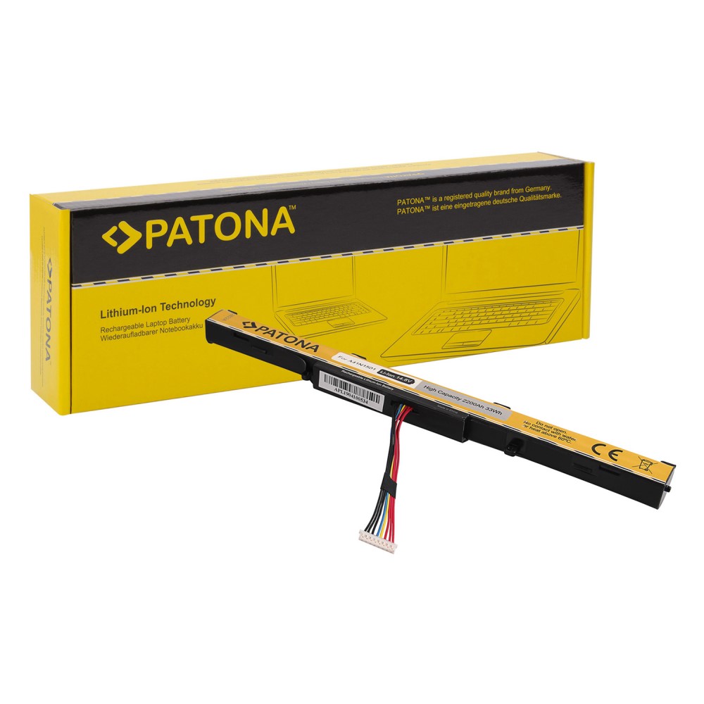 Akku Asus ROG GL752VW GL752JW GL752VL N552VX N752V N752VW N752VX A41N15010 2200 mAh original arli patona ersatzakku laptop notebook 2200mAh batterie N552 GL752 N552V N552VW N552VW-1A