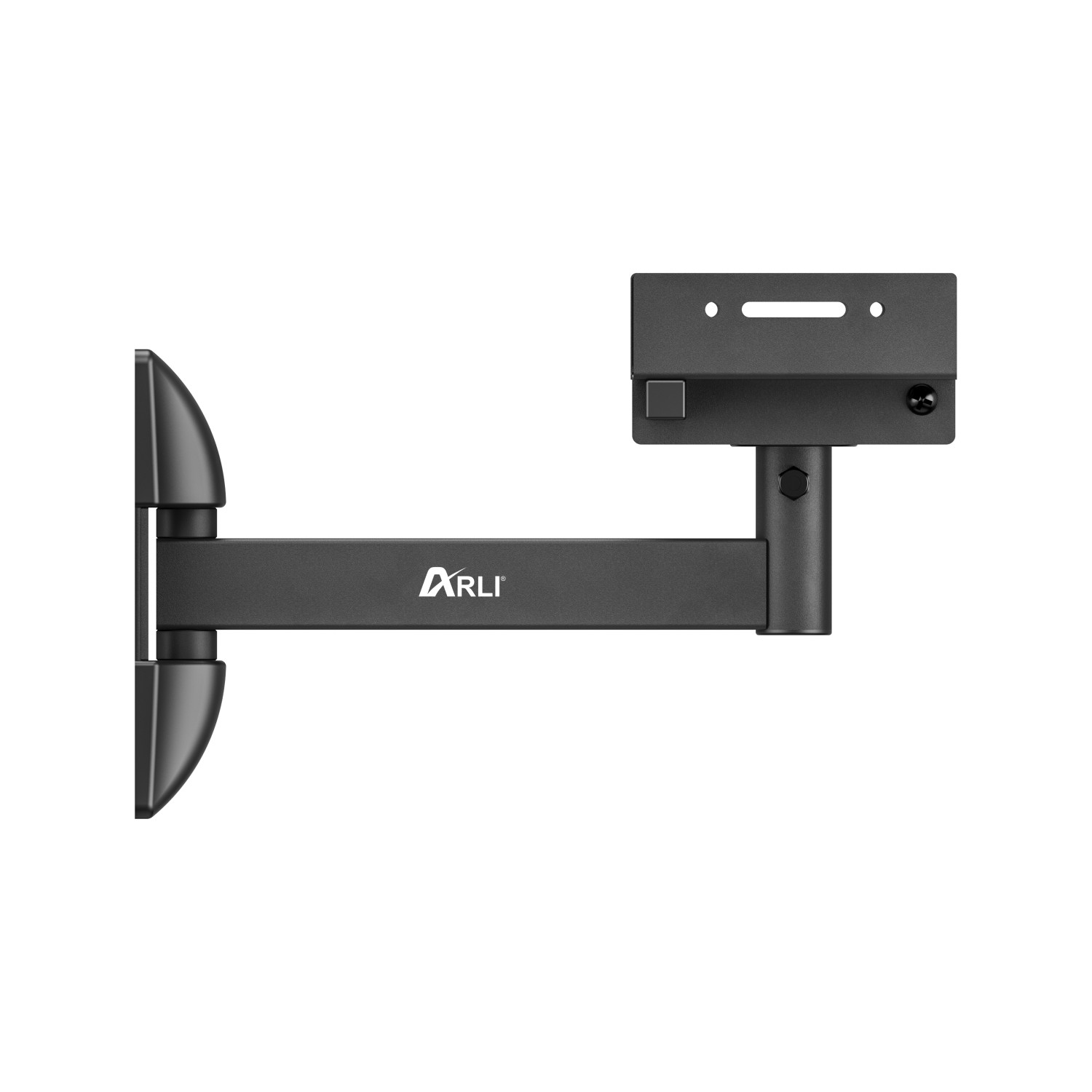 Lautsprecherhalter-HB5-04 arli mywall lautsprcher wandhalterung boxenhalterung lautsprecherhalter boxen box wand halter halterung 2 x set pack universal Träger neigbar schwenkbar drehbar speaker einstellbar ohne werkzeug wandhalter schwarz wandmontage
