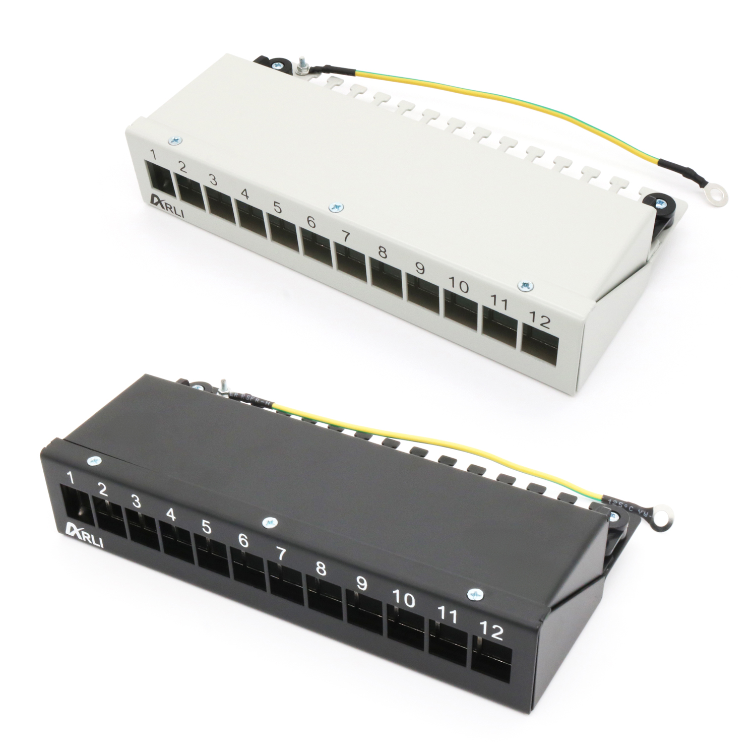 ARLI Patchpanel für Keystone Module – 12-Port Patchfeld Gehäuse ARLI Patchpanel für Keystone Module – 12-Port Patchfeld Gehäuse