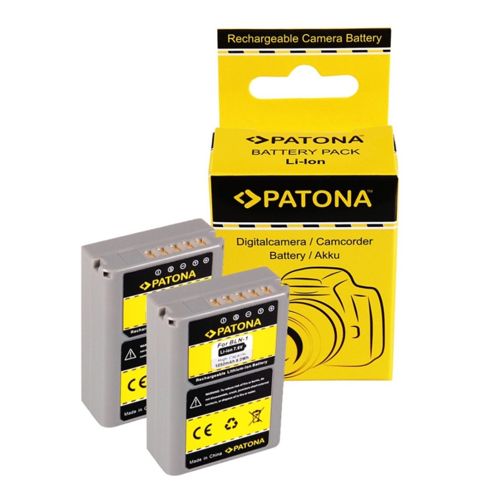 2x Akku für Olympus PS-BLN1 BLN-1 OM-D E-M5 EM5 Mark II Pen E-P5 E-M1