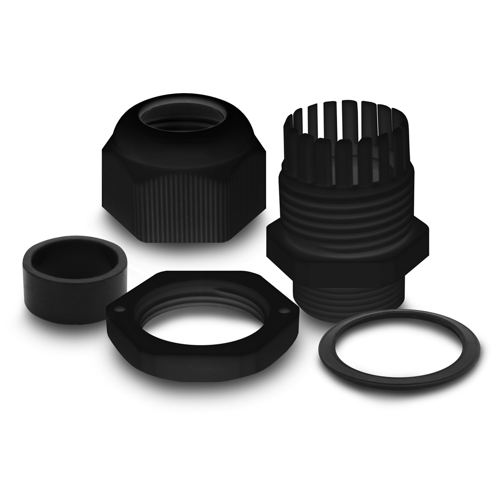 Kabelverschraubung-schwarz arli m12 x 1,5 mm kabelverschraubung kabel verschraubung abzweigdose gehäuse kunststoffkasten wasserdicht industrie installationschrank verteilerschrank kunststoff hauptschalter schalter cable gland metrisch ip67 dicht leergehäuse