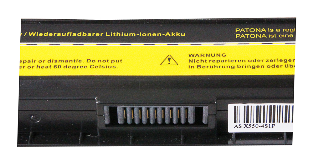 Akku Asus A41-X550 A41-X550A F550C X450C X550 X550A X550C A450C 4400 mAh original arli patona ersatzakku laptop notebook batterie battery akkus A A450C A450CA A450CC A450J A450JF A450L A450 A550 D450 D550 E450 