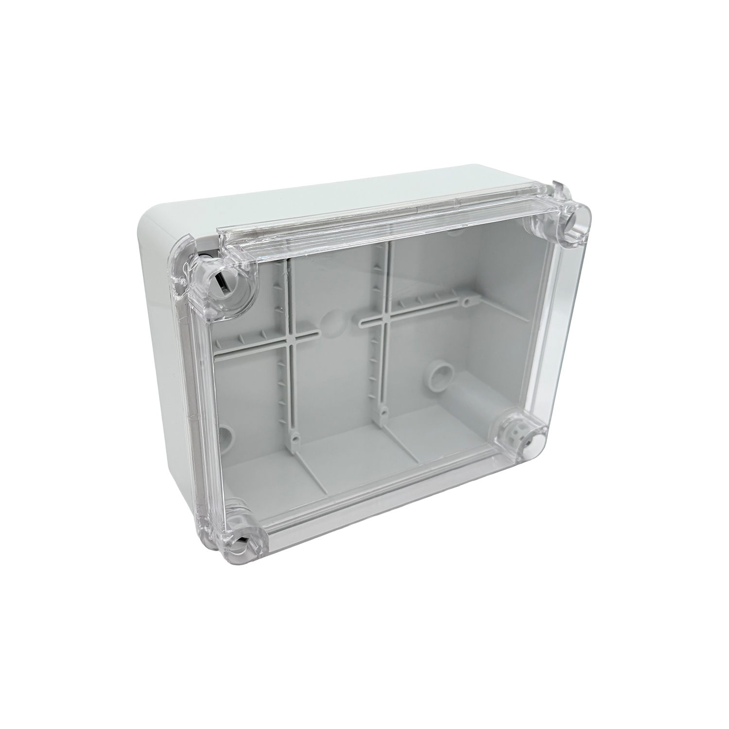 ARLI Abzweigdose IP67 Sichttür Aufputz Feuchtraumdose transparent Deckel