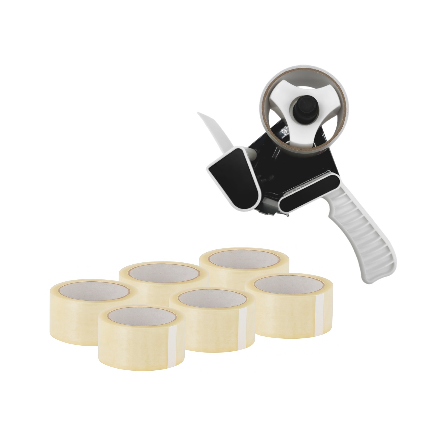 Abroller für Klebeband LEISE Handabroller Set