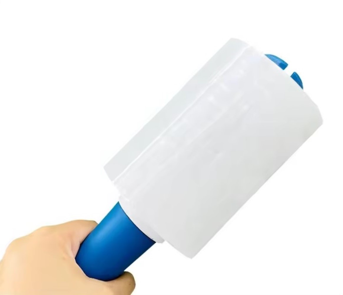ARLI Stretchfolie Mini 100 mm x 150 m - 20 my Transparent Handstretchfolie inkl. Handabroller 