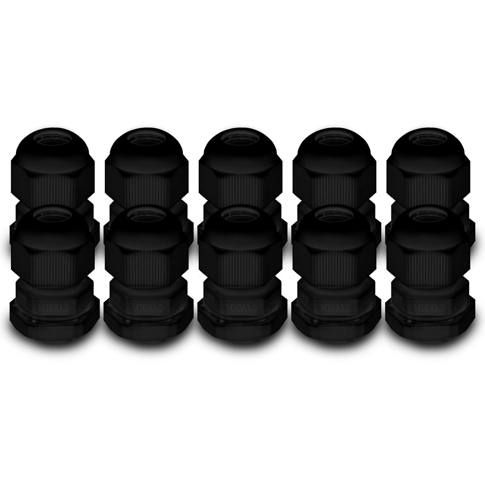 10er-M16-schwarzp3mclvri6eKo2 arli m16 16 set kabelverschraubung kabel verschraubung abzweigdose gehäuse kunststoffkasten wasserdicht industrie installationschrank verteilerschrank kunststoff hauptschalter schalter cable gland metrisch ip67 dicht leergehäuse