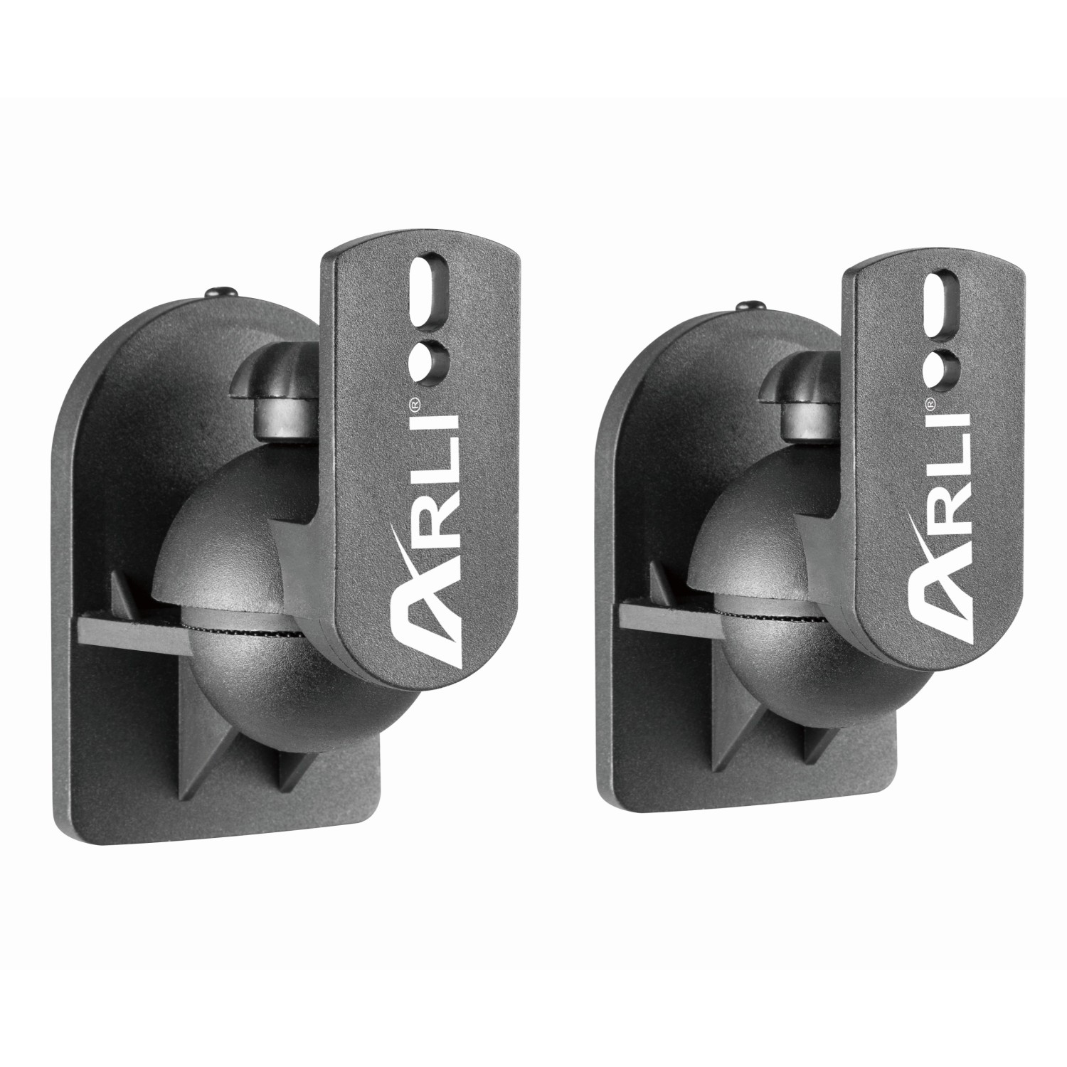 ARLI Universal Wandhalter für Lautsprecher Wandhalterung schwarz