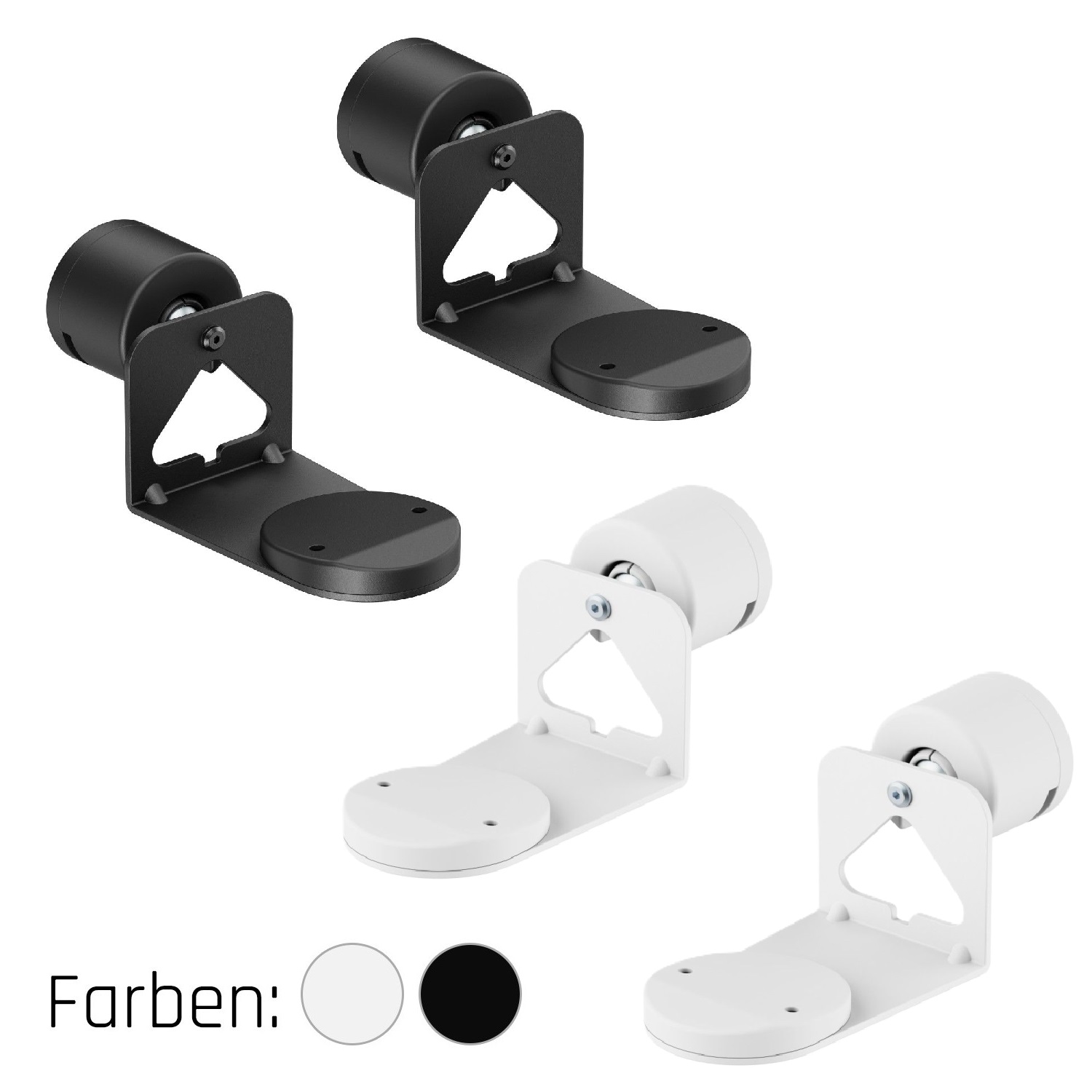 ARLI 2x Wandhalterung kompatibel mit Sonos Era 100 & 300 Lautsprecherhalter neigbar & schwenkbar