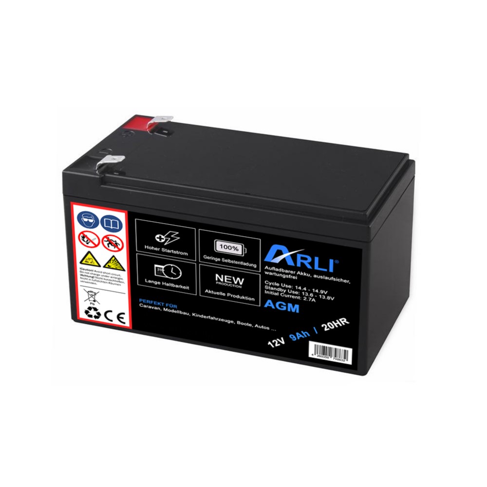 6405-2 AGM Blei Akku 12V 9Ah 20HR arli patona glasfaservlies batterie Caravan Modellbau Kinderfahrzeuge Boot Auto alarm anlagen notstrom Rasenmäher SUV ZSV USV Solar Batterien Motorräder Traktionsbatterien Fahrräder E bike elekktro Roller Scooter