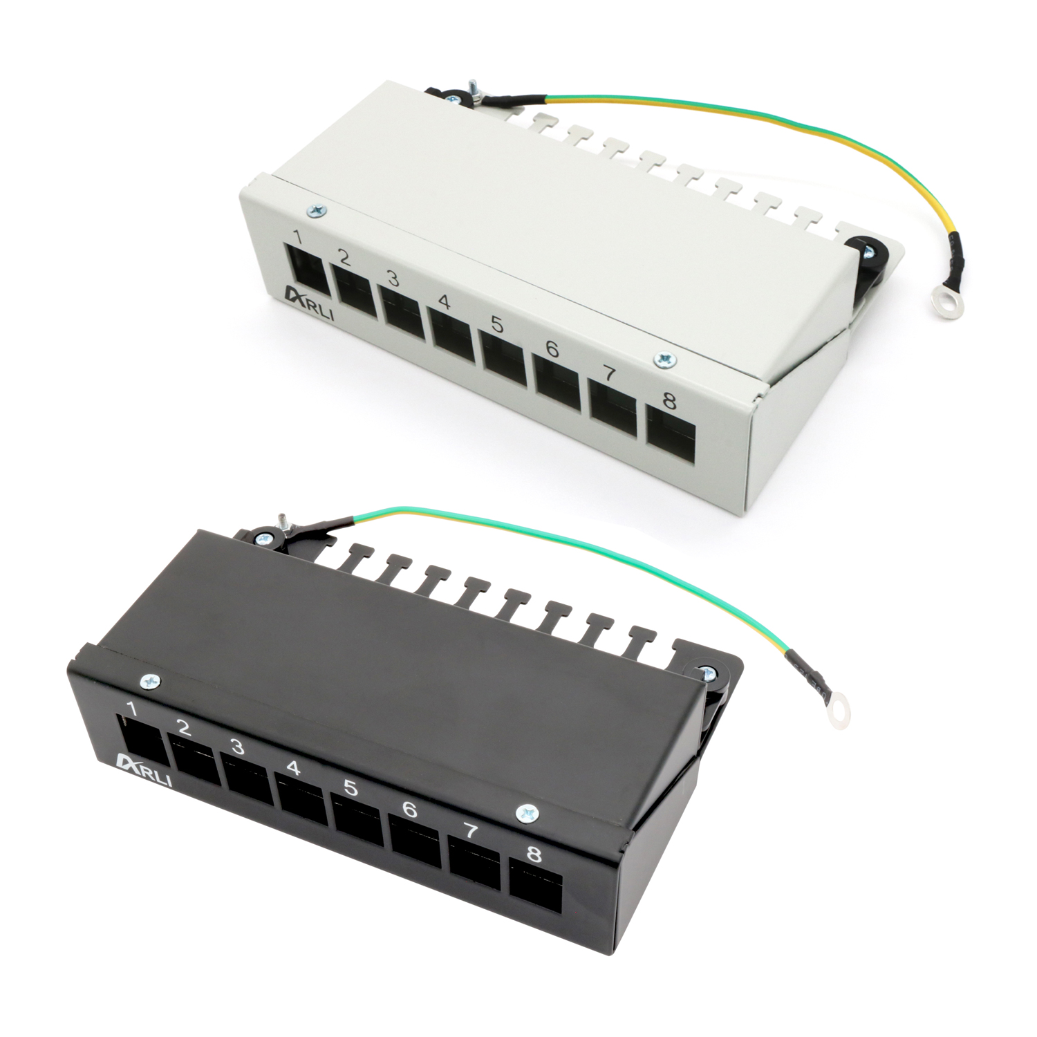 ARLI Patchpanel für Keystone Module – 8-Port Patchfeld Gehäuse ARLI Patchpanel für Keystone Module – 8-Port Patchfeld Gehäuse