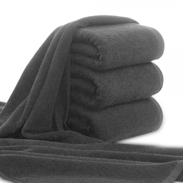 8 x ARLI Handtuch grau - 100% Baumwolle ( 8 er Set / Pack )