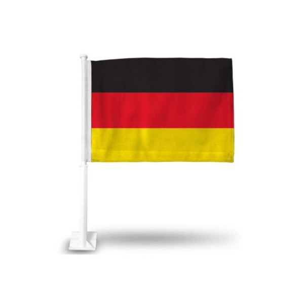 Autoflagge Deutschland 45x30cm Robust Deutschlandflagge für Auto Fahne Autofahne